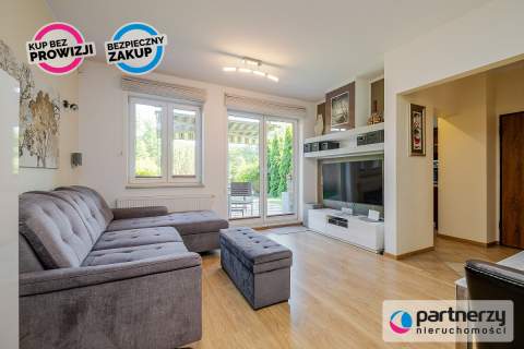 Mieszkanie z pięknym ogródkiem, komórką i garażem