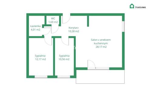 3 pok. ładny widok słoneczna strona balkon