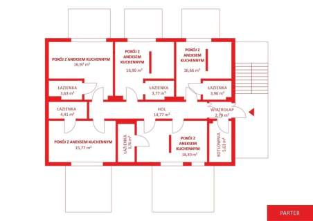11 apartamentów Hotel/Pensjonat lub Dom Opieki