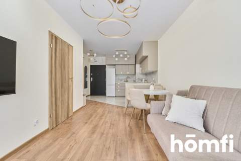 Nowoczesne dwa pokoje, balkon, pierwszy najem