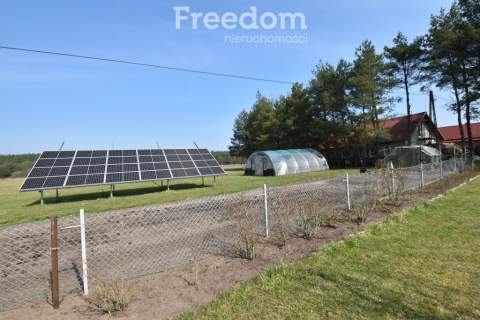 Działka 53 980 m2, 2 domy b.gospodarczy,staw, las
