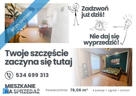 Okazja Funkcjonalne, jasne mieszkanie w świetnej cenie - CZYNSZ...