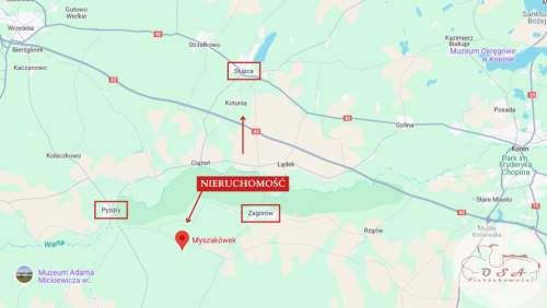 Rolno-budowlana 7200 m Myszakówek Zagórów