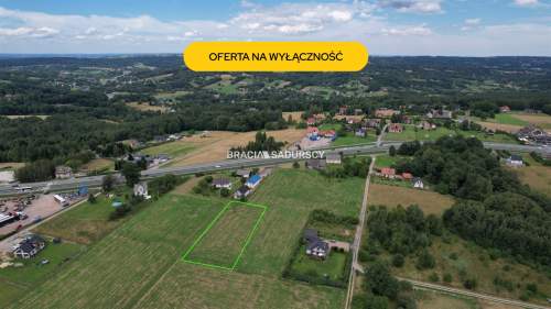 działka budowlano-usługowa w Głogoczowie