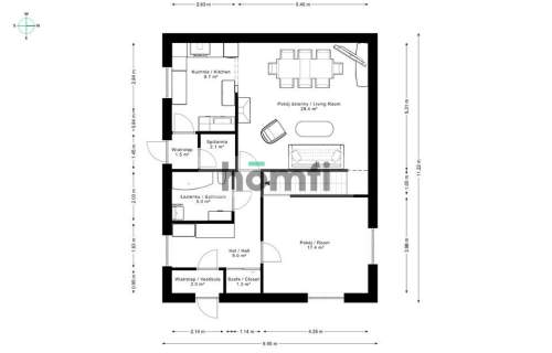 Funkcjonalny dom 160 m z widokiem na góry