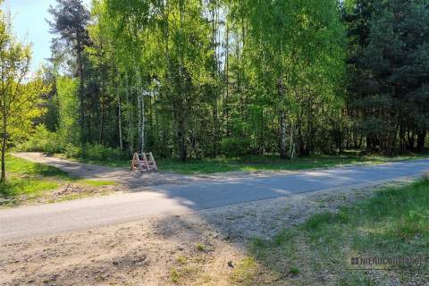 Cisza, las i jezioro działka budowlana