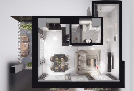 Nowe mieszkanie CENTRUM 27,36 m2