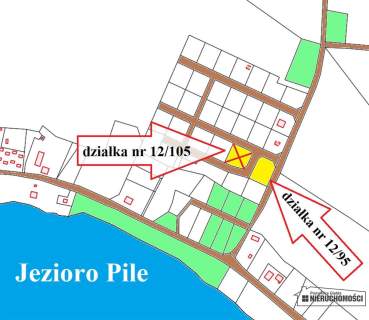 200 m OD JEZIORA PILE - DZIAŁKA BUDOWLANA - DĄBROW