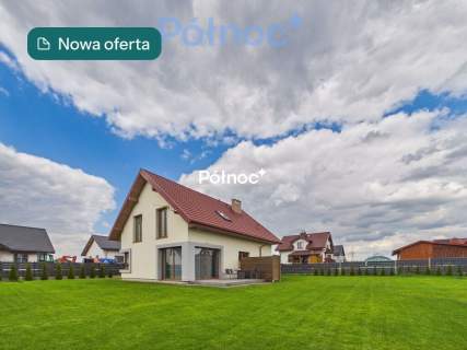 Przykopka gm. Ełk, nowy i nowoczesny dom z garażem