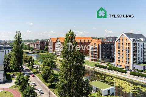 Widok na Motławę - 550m od mostu Stągiewnego