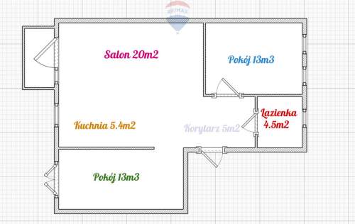 Mieszkanie na sprzedaż, 65 m2, Luboń