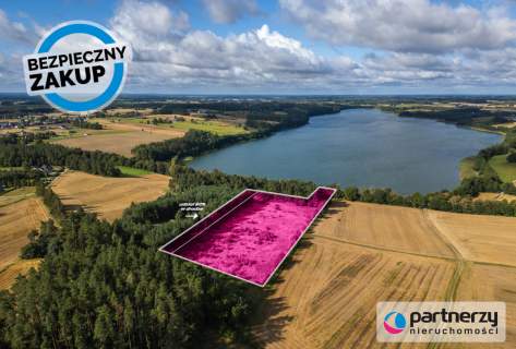 Malowniczo położona działka nad Jez. Grabowskim