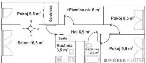 4-pokojowe mieszkanie na Woli
