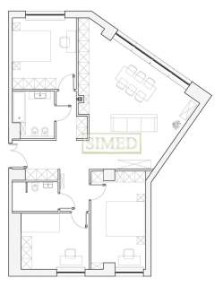 Blisko Łazienek Królewskich,apartament,recepcja
