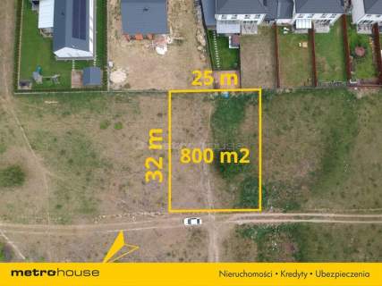 Legionowo działka 800 m pod dom/bliźniak, MN1