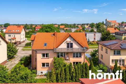 Przestronny dom z widokiem na panoramę Giżycka