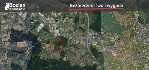 Uzbrojona, płska działka budowlana w Kiełpinie