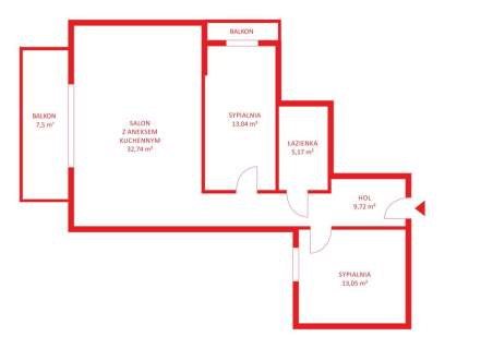 Nowoczesny apartament Mały Kack