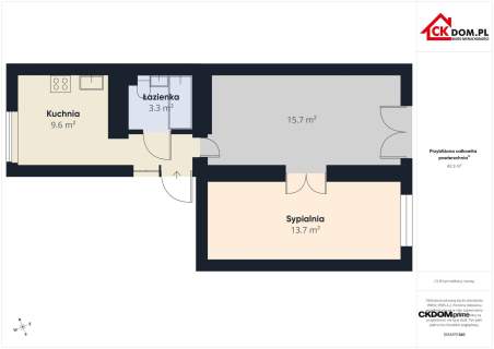 Kielce Centrum 2 pokoje 42,60 m2