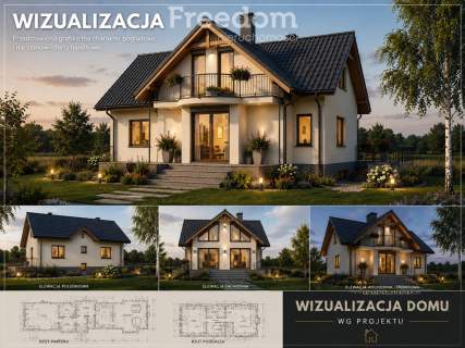 Działka budowlana z rozpoczetą budową