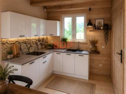 Domek 70 m2 przy Zalewie Sosnówka - widok na Karkonosze
