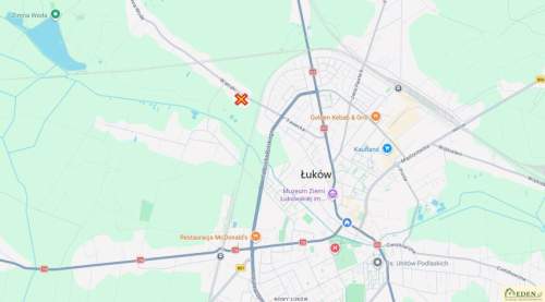Działka budowlana przy ul. Wiatraki w Łukowie