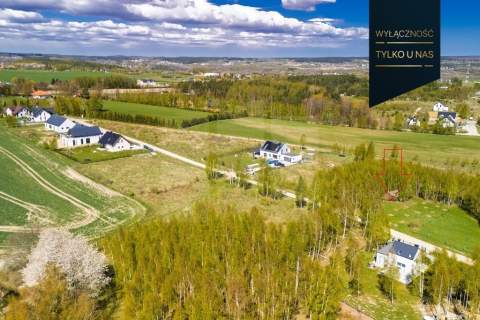 Działka przy lesie Bielkówko MPZP Media 1501m2