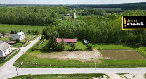 DZIAŁKA BUDOWLANA PRZY LESIE ZE STAWEM 6100 m2