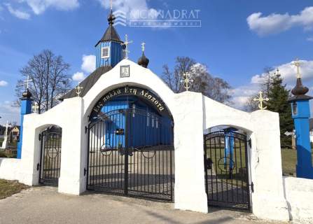 Okazja Podlasie siedlisko 2200 m2 drewniany dom,