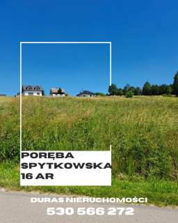 Poręba Spytkowska działka 16 ar