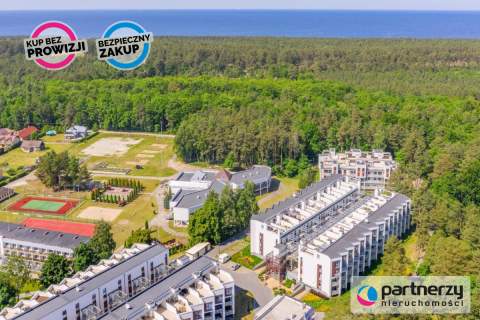 Jantar apartament z tarasem blisko plaży i lasu