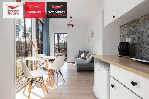 Jezioro Garczyn działka z 4 domkami po 20,45m2