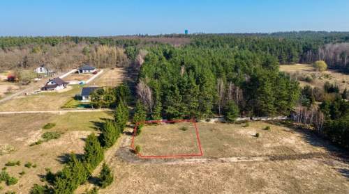 Działka 800 blisko lasu cicha i spokojna okoli