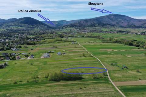 Działka z widokiem na panorame gór, Lipowa, Żywiec