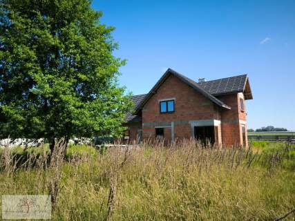 Nowy dom do wykończenia Dłutów Garaż 238m2