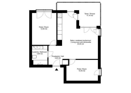 3 POKOJE BLISKO WSZYSTKIEGO 57 M2 KATOWICE WITOSA