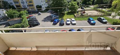 2 pokoje z dużym balkonem w Zdrojach, 1 piętro