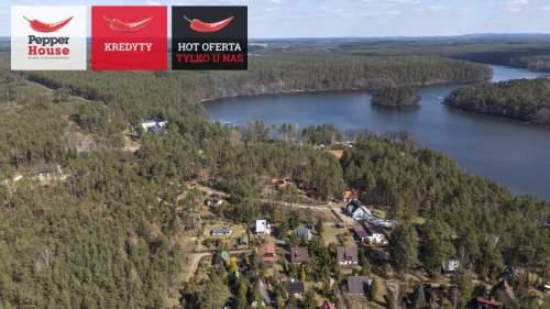 Jezioro Garczyn działka z 4 domkami po 20,45m2