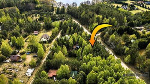 Działki budowlane ok. 270 m od jeziora Dołgie.