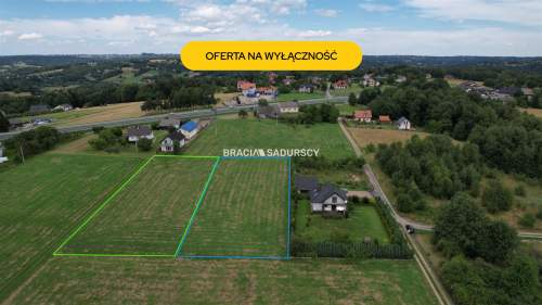 Działka budowlana w Głogoczowie gm. Myślenice