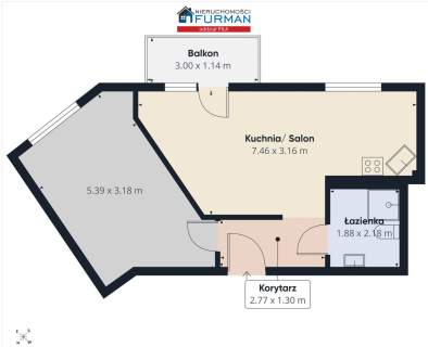 Mieszkanie na sprzedaż, 42,21 m2, Wałcz