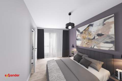 95m2 Balkon, potrójna ekspozycja z widokiem na CHRONIONY LAS