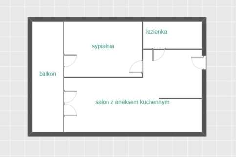 w świetnej lokalizacji, z dużym balkonem