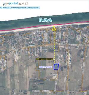 Sarbinowo działka pod dom/biznes 800 m od morza