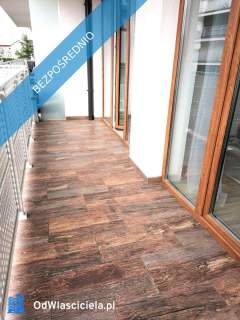 2 pokoje 33,38 m Duży balkon 1. piętro 2017 r. Bez pr