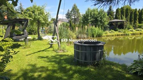 Dom z prywatnym stawem i plażą 2064 m2 Blisko Ciechocinka