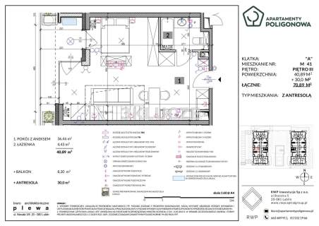 Apartament z antresolą Poligonowa