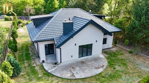 Nowoczesny dom z antresolą 200 m działka 3000 m
