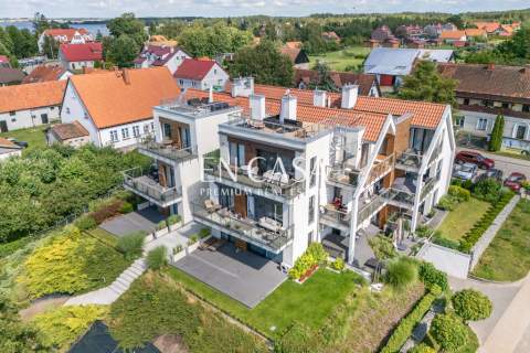 Apartament z prywatną mariną i tarasem Rydzewo,