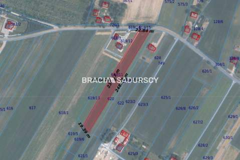 Działka budowlana 4200 m2, Celiny blisko Krakowa